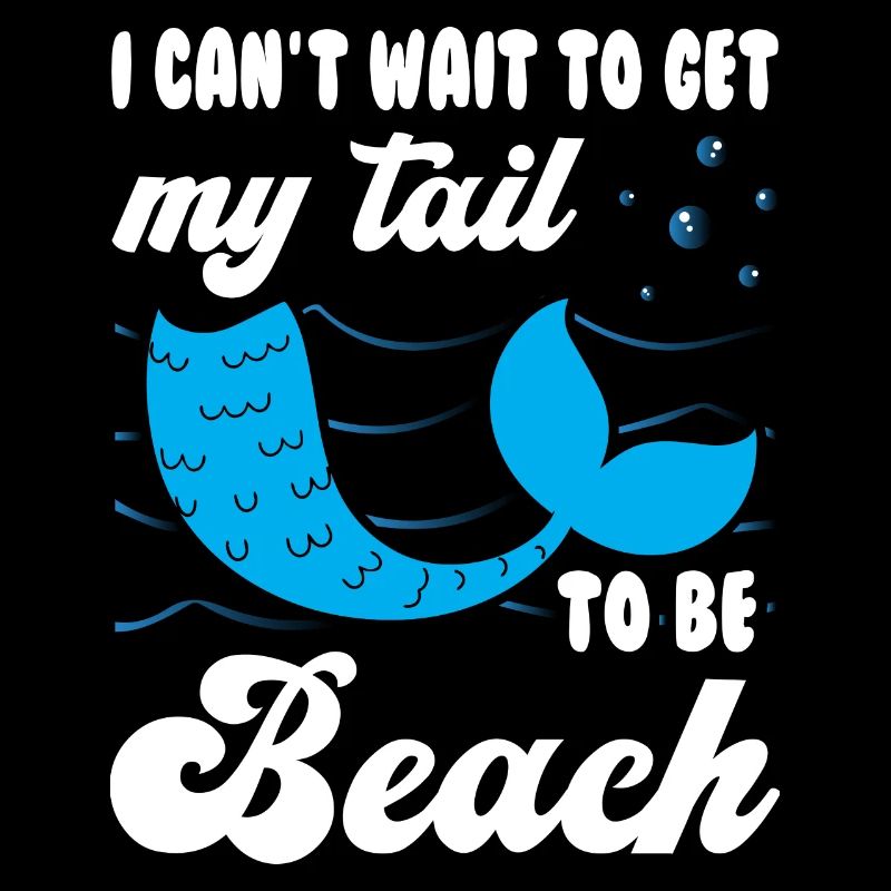 Mermaid Tail dans la plage