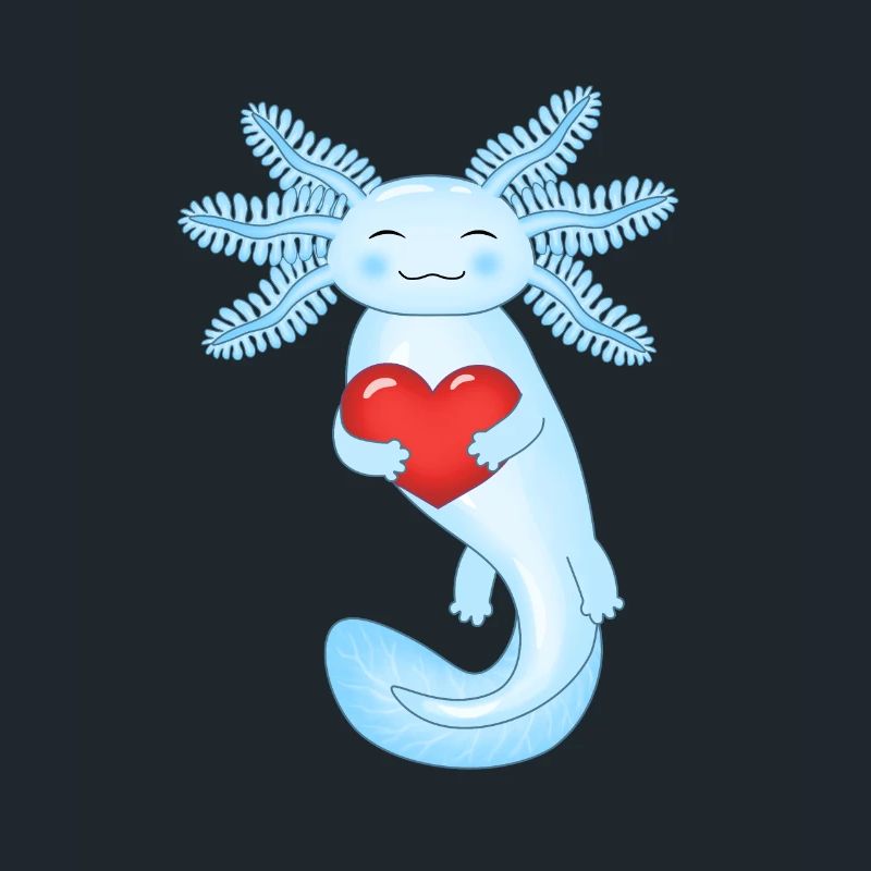 Axolotl de la Saint-Valentin