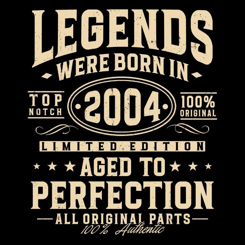 Legenden wurden 2004 geboren