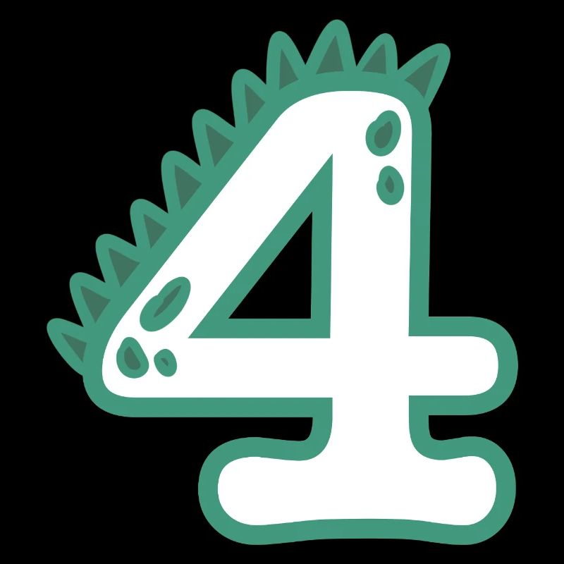 Zahl 4