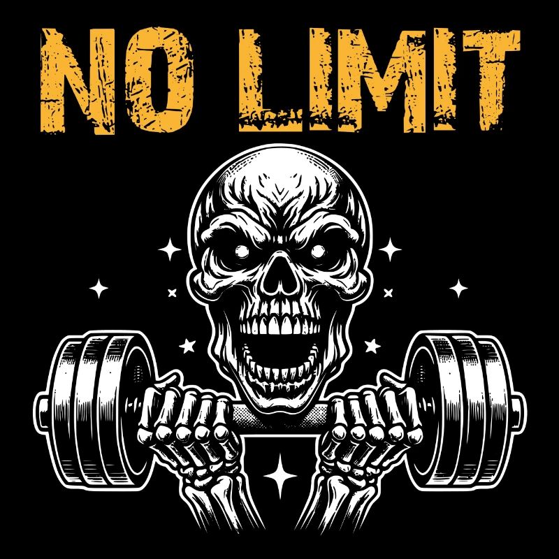 Crâne d’entraînement dur No Limit avec haltère