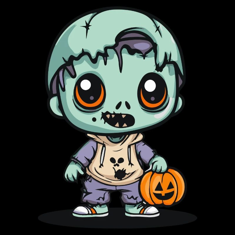Zombie Halloween Bande dessinée effrayante