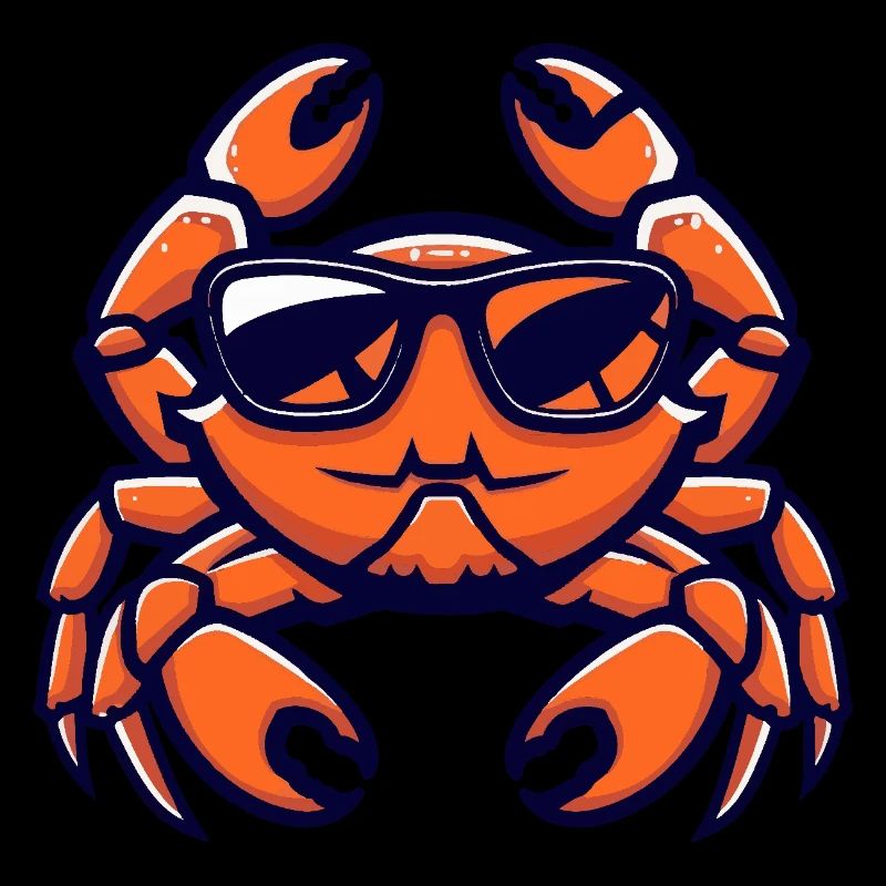 crabe crabe bande dessinée cool