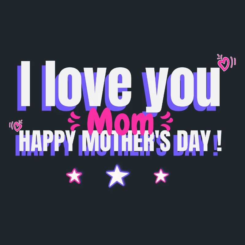 Ich liebe dich Mama, Geschenk Muttertag, Herz