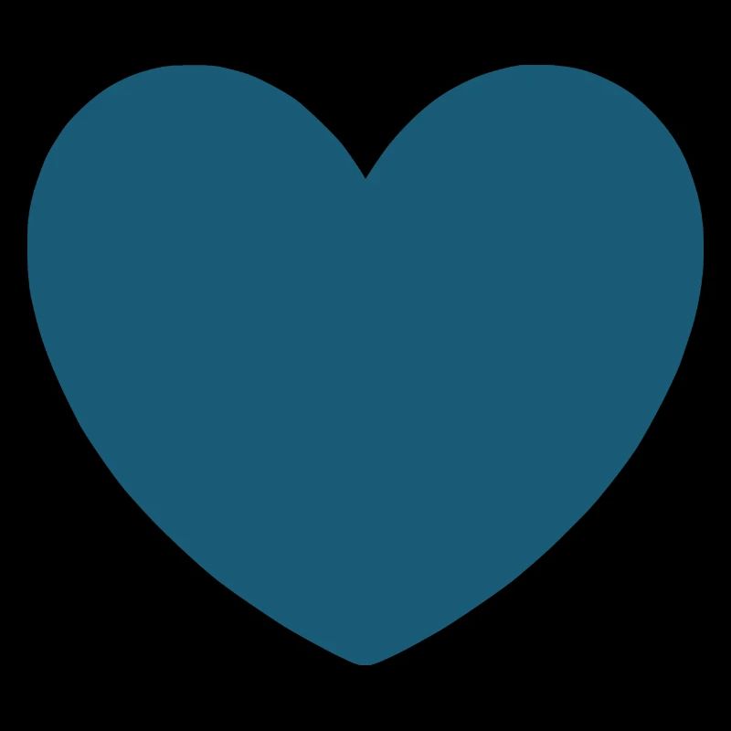 Coeur bleu Saint-Valentin