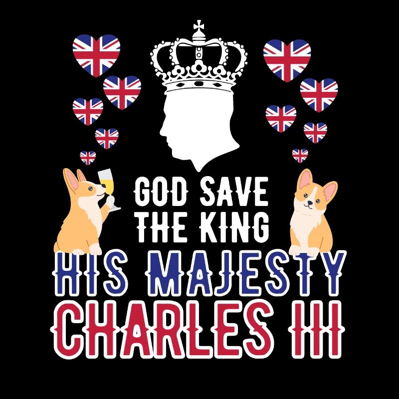 British King Coronation Charles England Flag