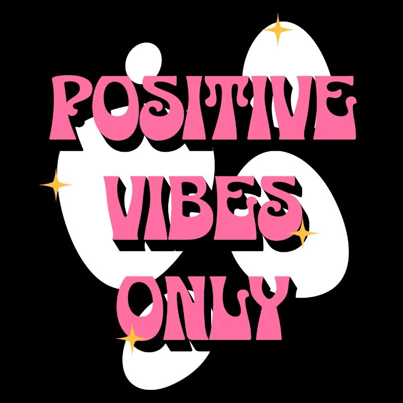 Positive Vibes Only Positive Affirmationen Rosa