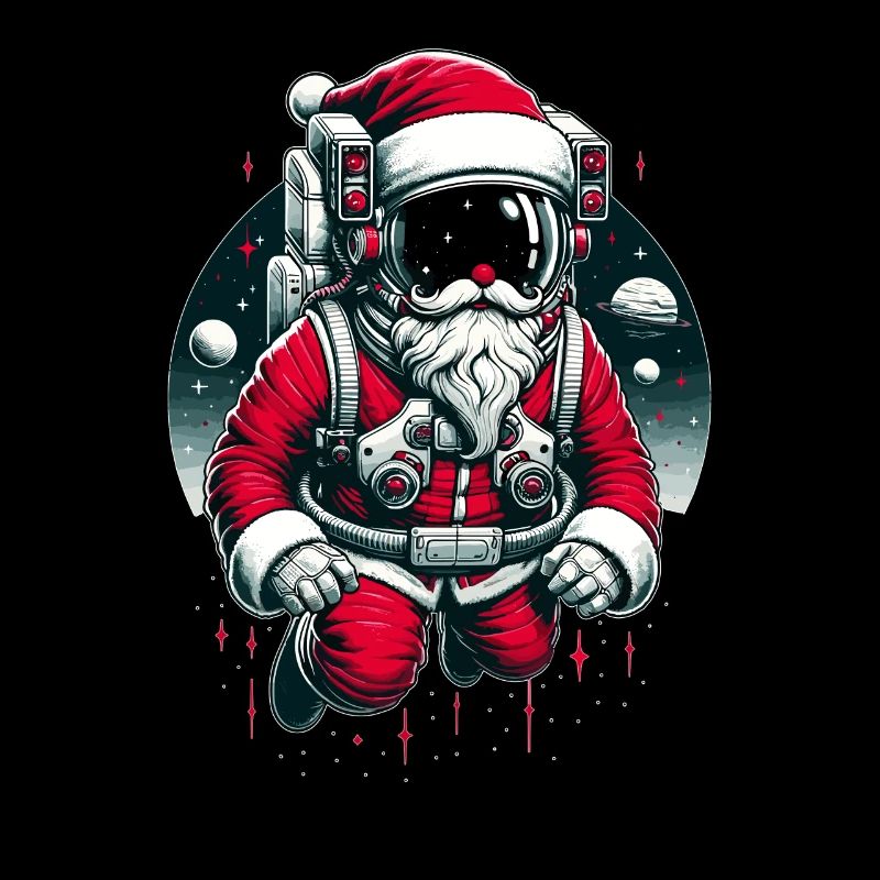 Père Noël dans l’espace