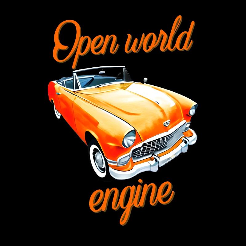 Moteur du monde ouvert Cabriolet Spruch gaming Cabrio