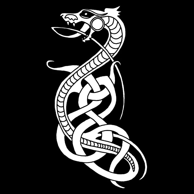 Serpent blanc infini
