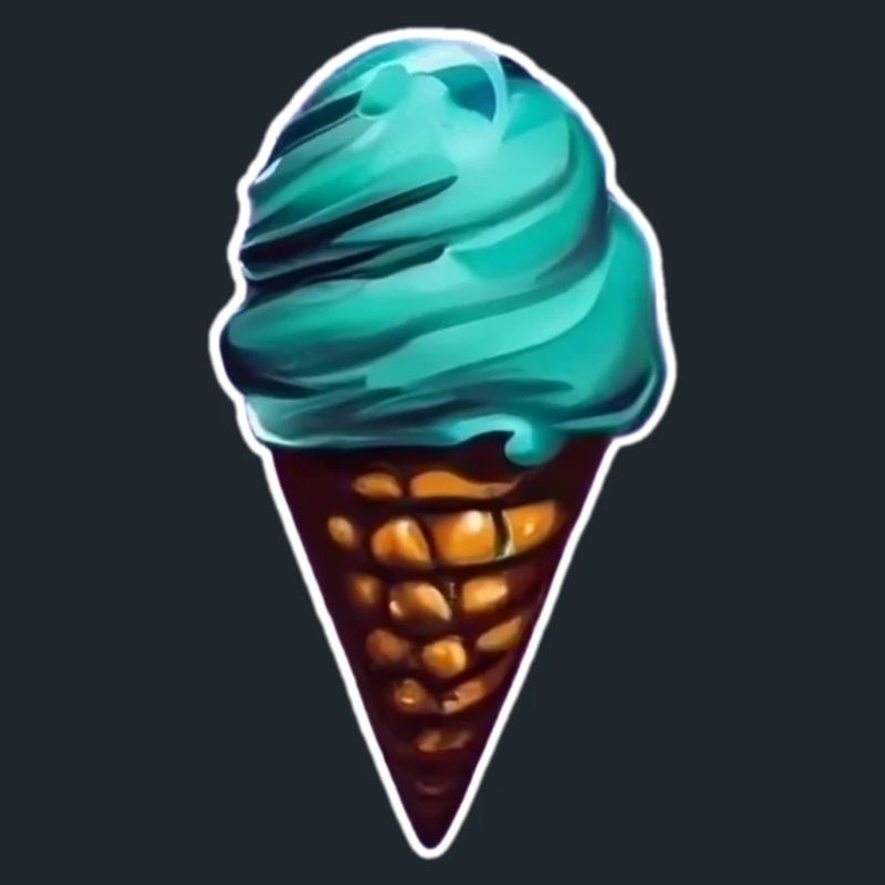 Glace Ontueuse dans son Cornet