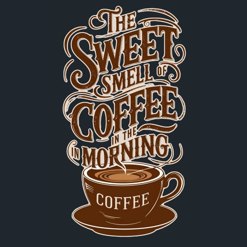 douce odeur du café le matin