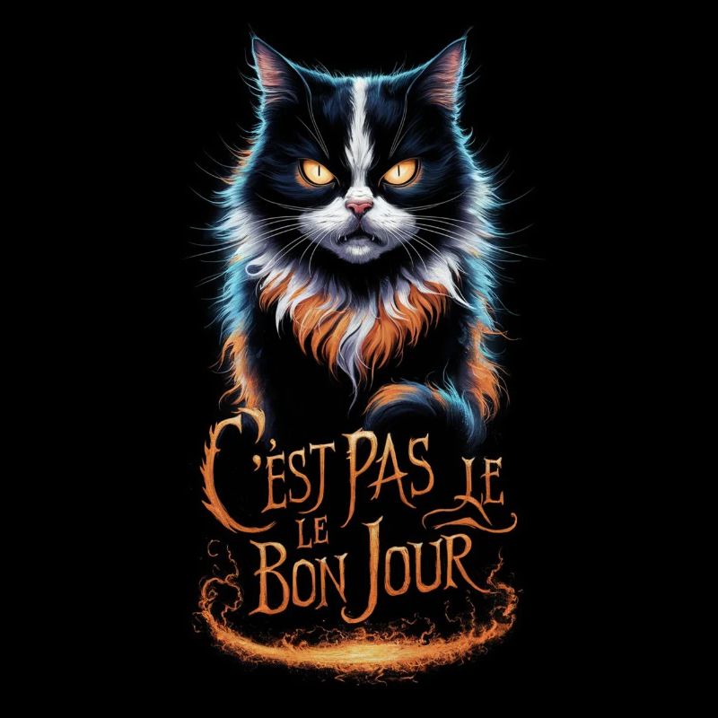 Chat en colere - pas le bon jour