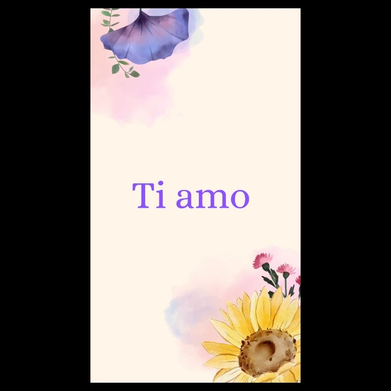 Je t’aime violet
