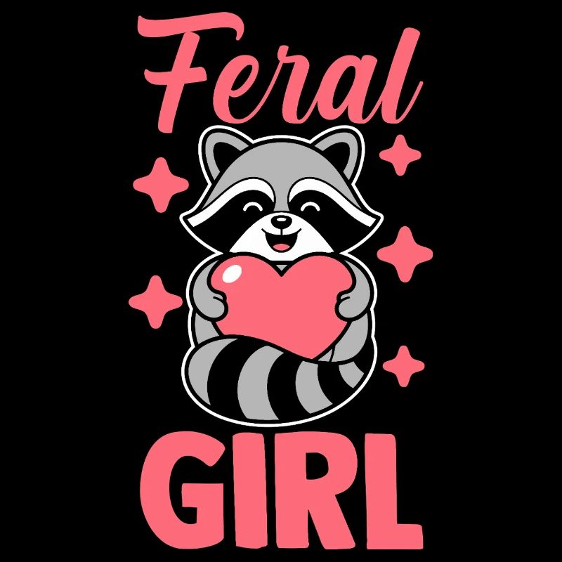 Feral Trash Panda Raccoon