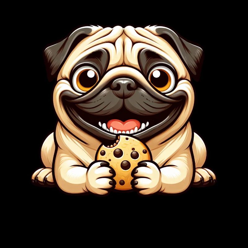 mignon carlin biscuit biscuits dessin animé dessert chien