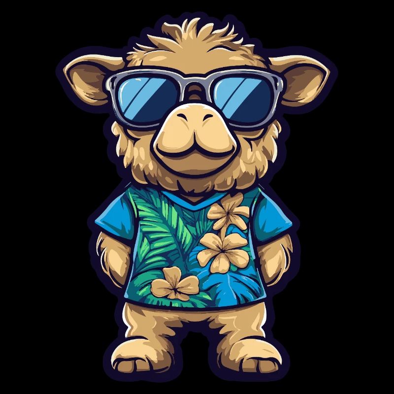 Kamel Comic Lustig Sommer