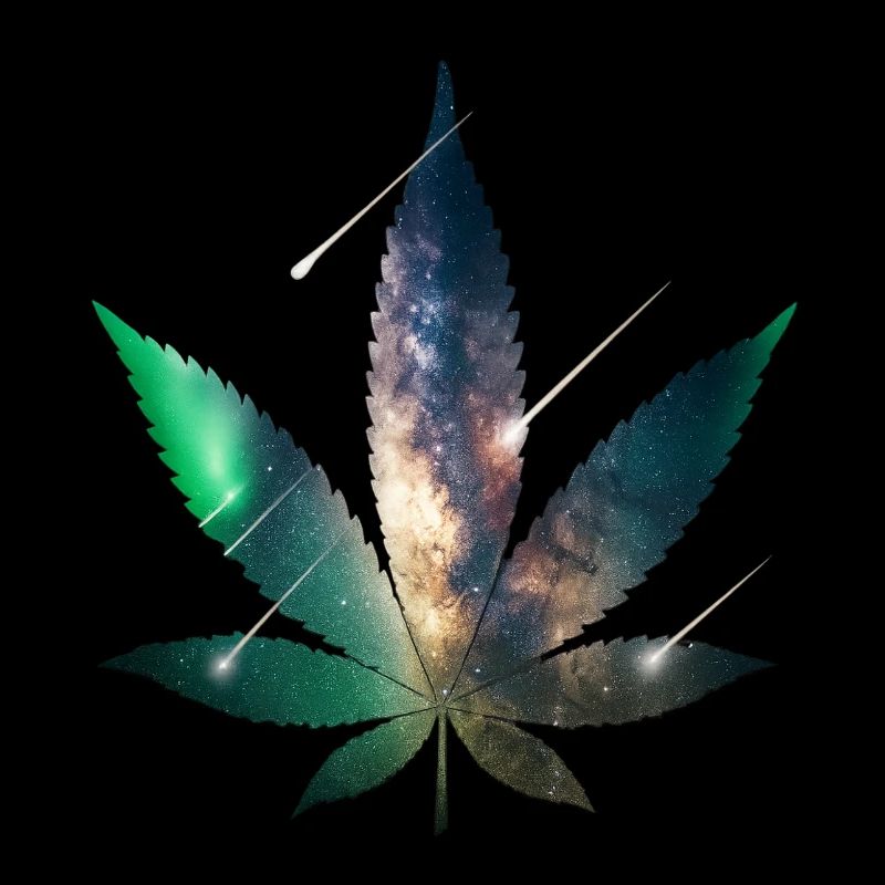 Galaxy Hanfblatt - Cannabis - Weed