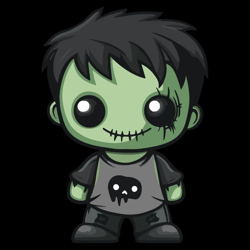 Zombie Halloween Comic