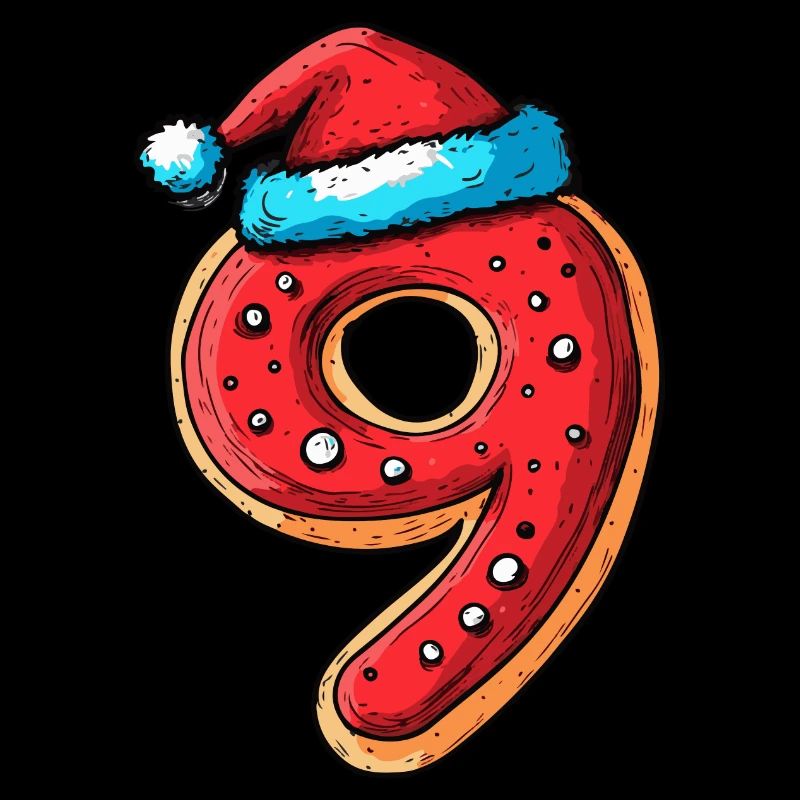 Biscuit de Noël à 9 chiffres