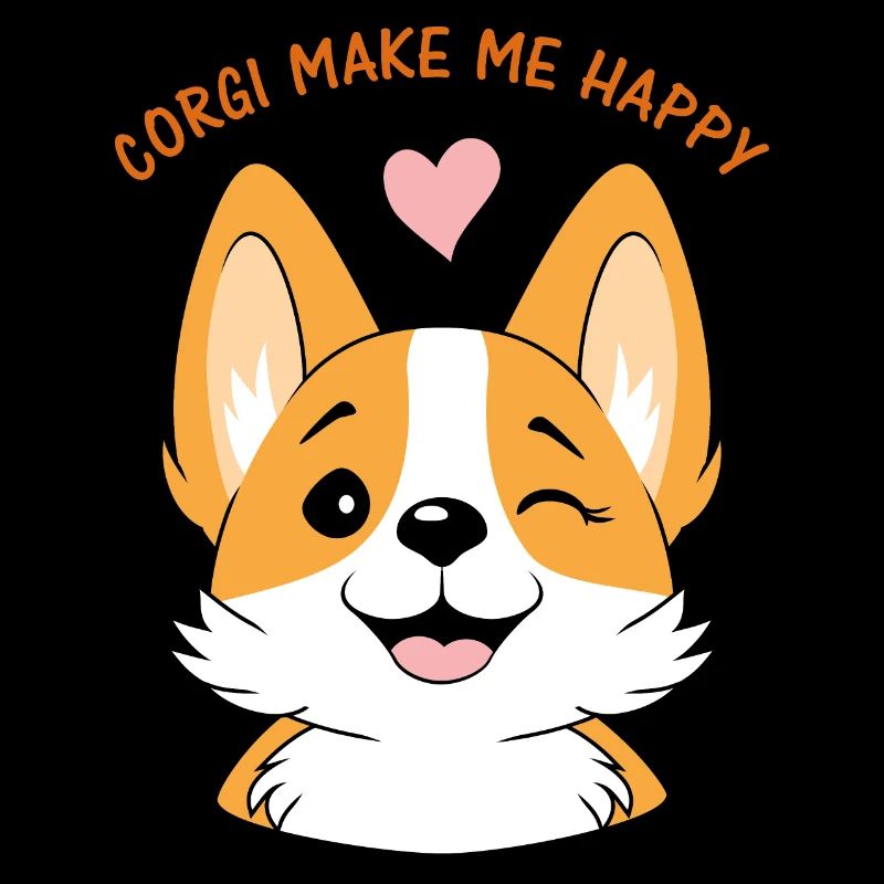 Corgi make me happy