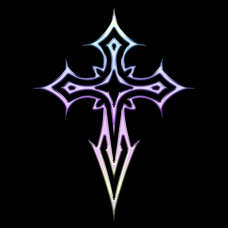 Goth Kreuz Y2K Emo Kreuz Gothic Aesthetic
