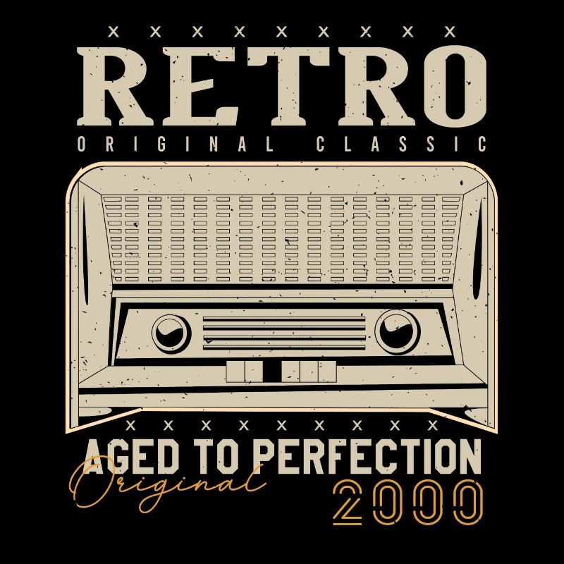 Retro 2000 Geburtstagsgeschenk 2000 Jahrgang 2000