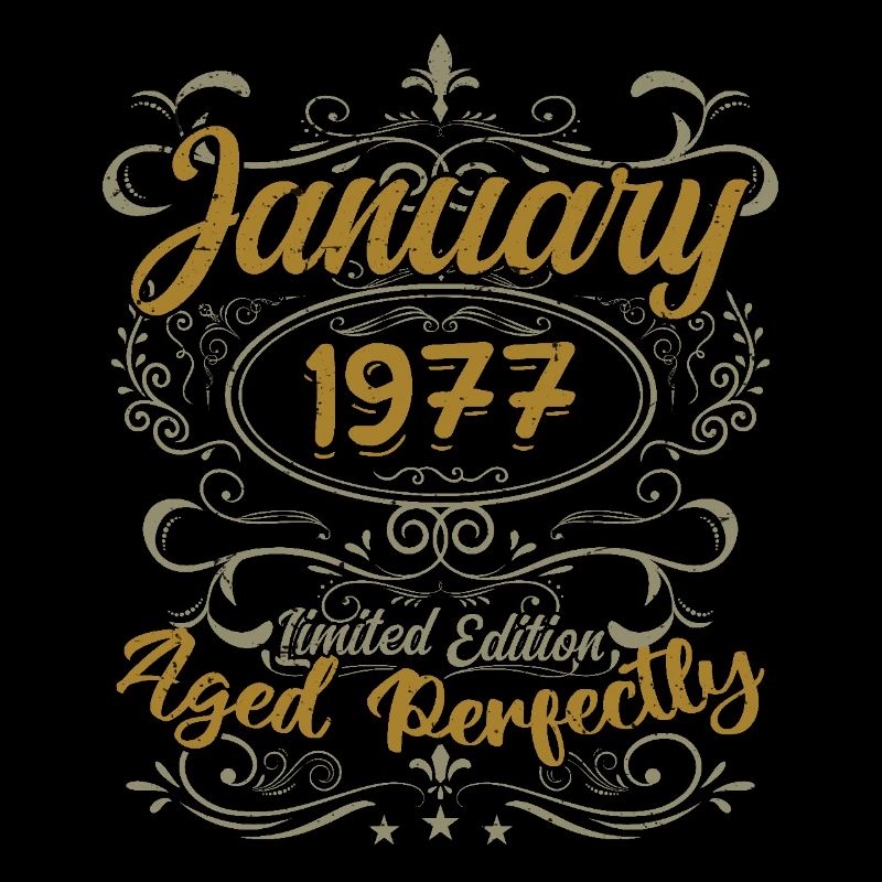 Janvier Cadeau D'anniversaire Nées En Janvier 1977