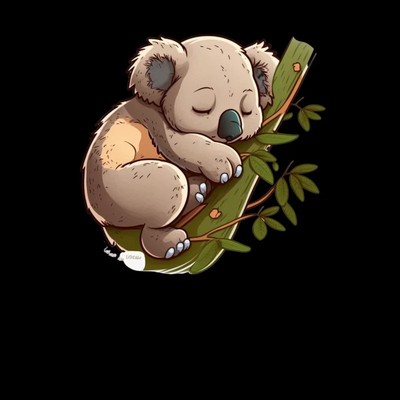 Koala ours Koala endormi. Idéal pour dormir.