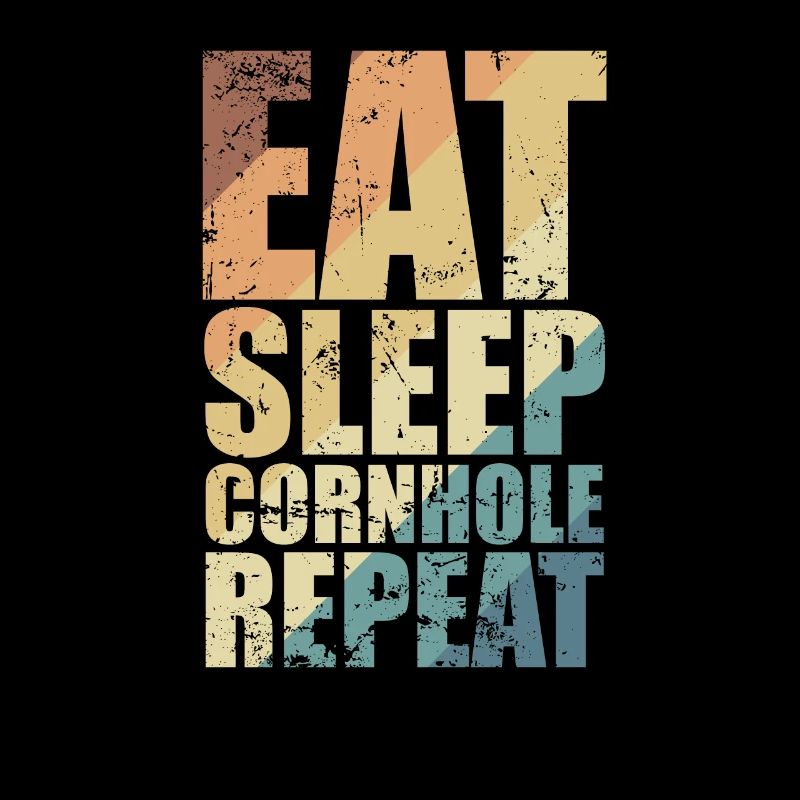 Manger Sommeil Cornhole Répéter le jeu Loisirs
