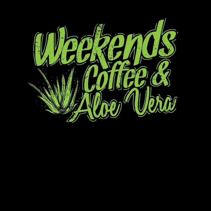 Weekends Coffee and Aloe Vera Pflanze