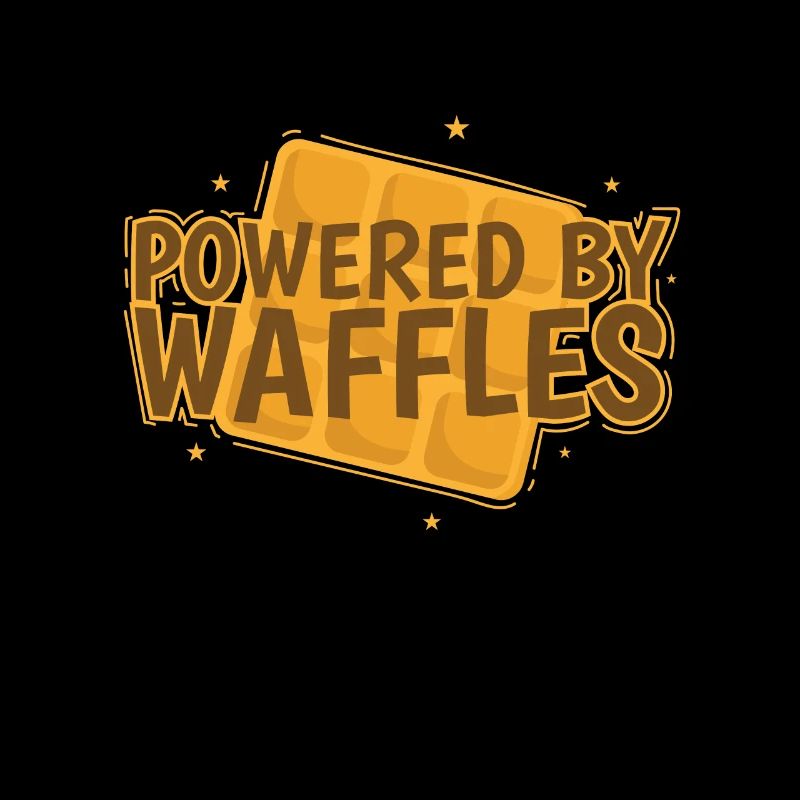 Powered by Waffles Teig Gebäck Snack
