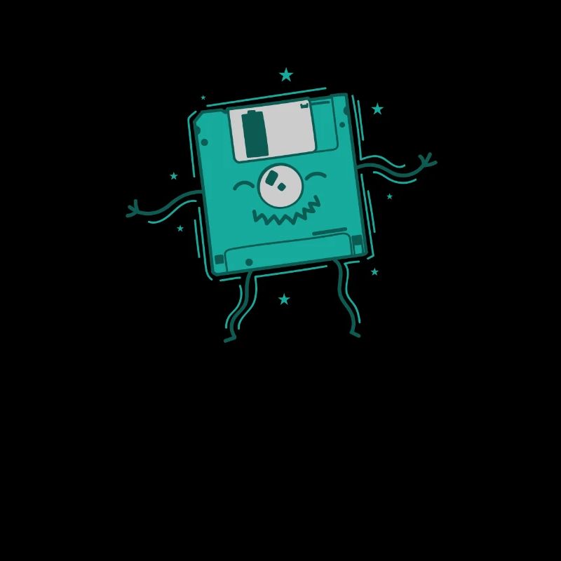 Diskette tanzt Retrospeichermodul Datenträger