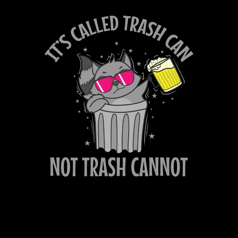 C’est ce qu’on appelle Trash can not Trash cannot Waschbär