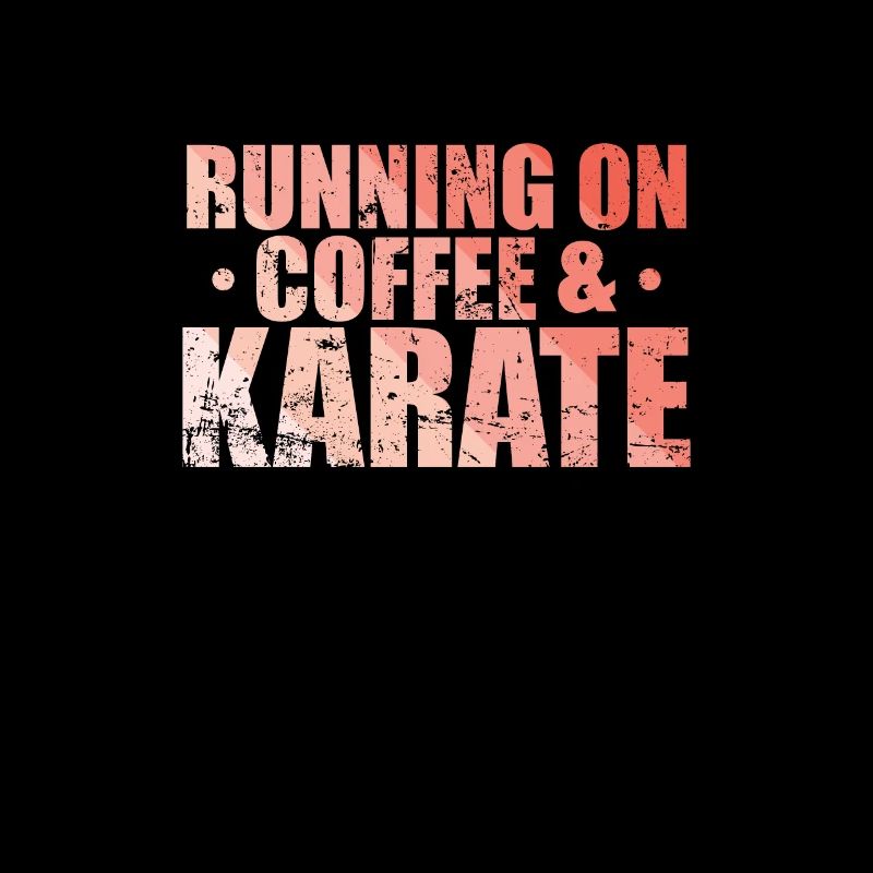Courir au café et au karaté