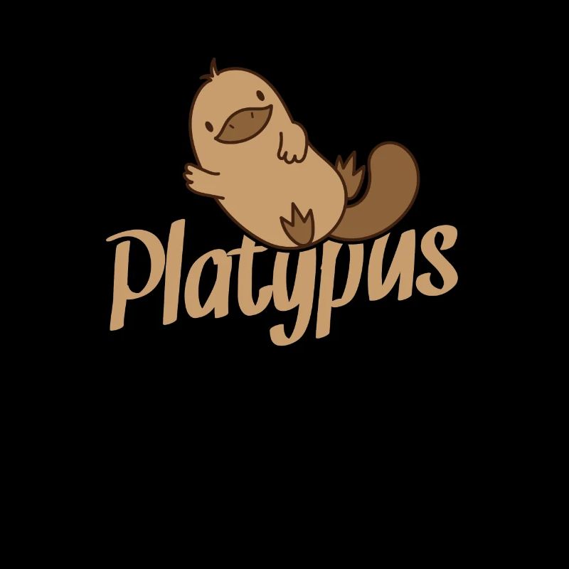 Platypus Schnabeltier winkt