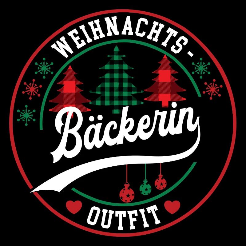 Bäckerin Weihnachten Bäckerei XMAS Outfit