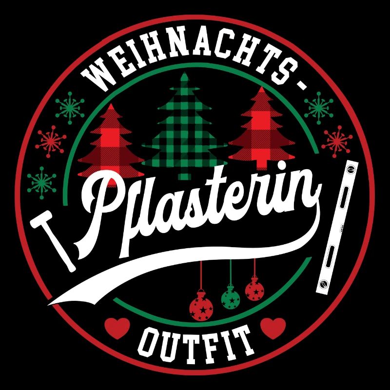 Pflasterin Weihnachten Pflasterei XMAS Outfit