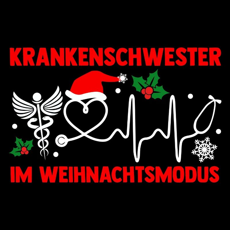 Weihnachtsmann Weihnachten Krankenschwester