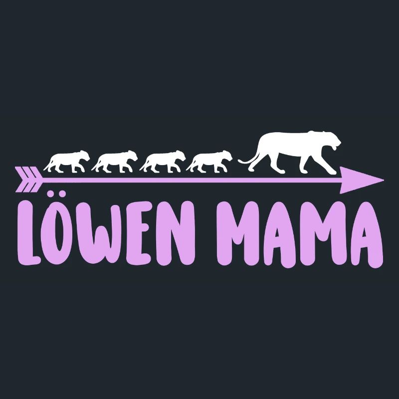 Mutter Löwen Mama