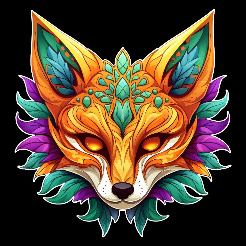 Mardi Gras Fuchs Portrait