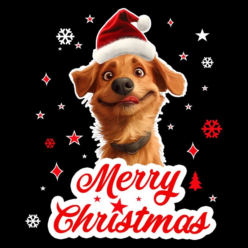 Merry christmas dog