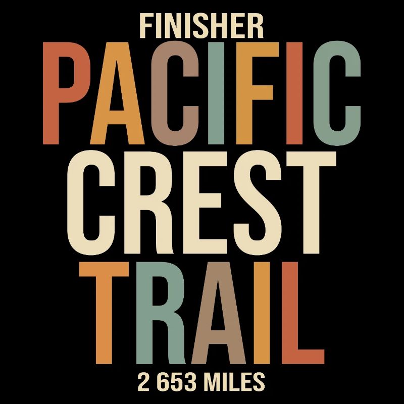 T-shirt Finisher Pacific Crest Trail Tee Rando PCT
