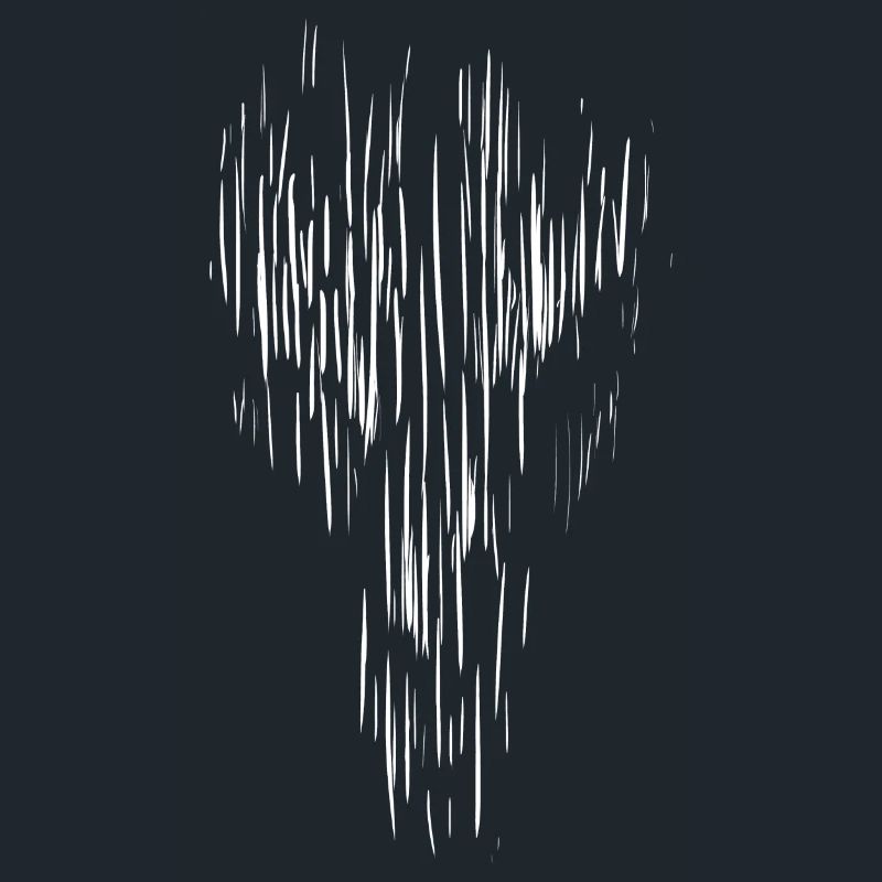 Dämon - Striche Design - Gothic