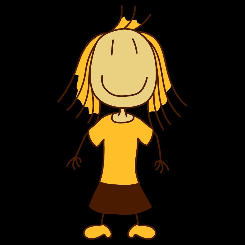 gentille petite fille gluarde