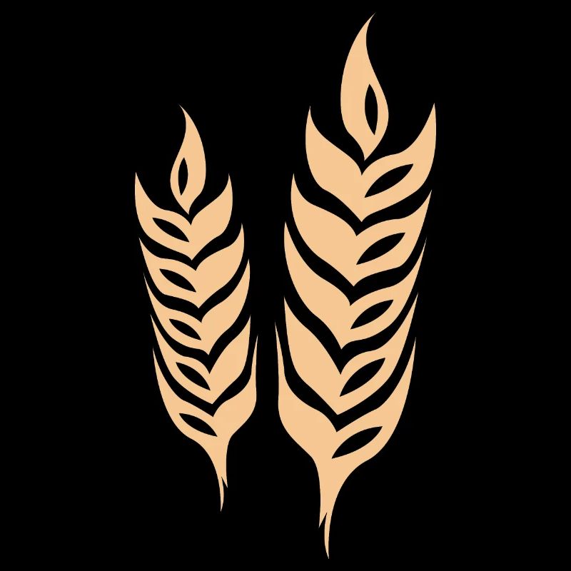 barley cereal symbol wheat logo icon vector