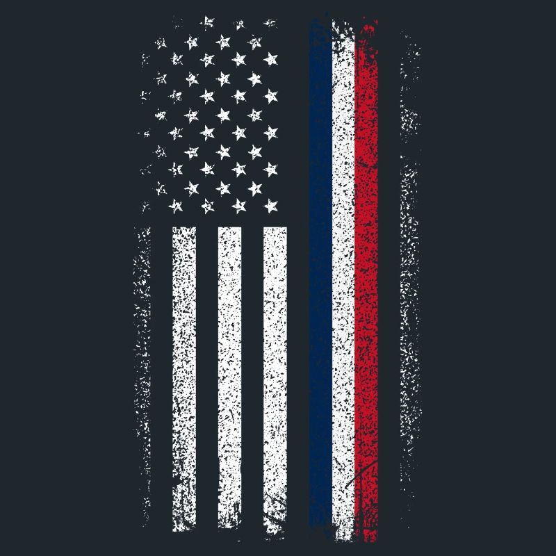 Drapeau en difficulté : Ligne bleue-rouge