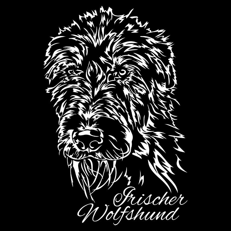 IRISCHER WOLFSHUND Portrait Windhunde Wilsigns
