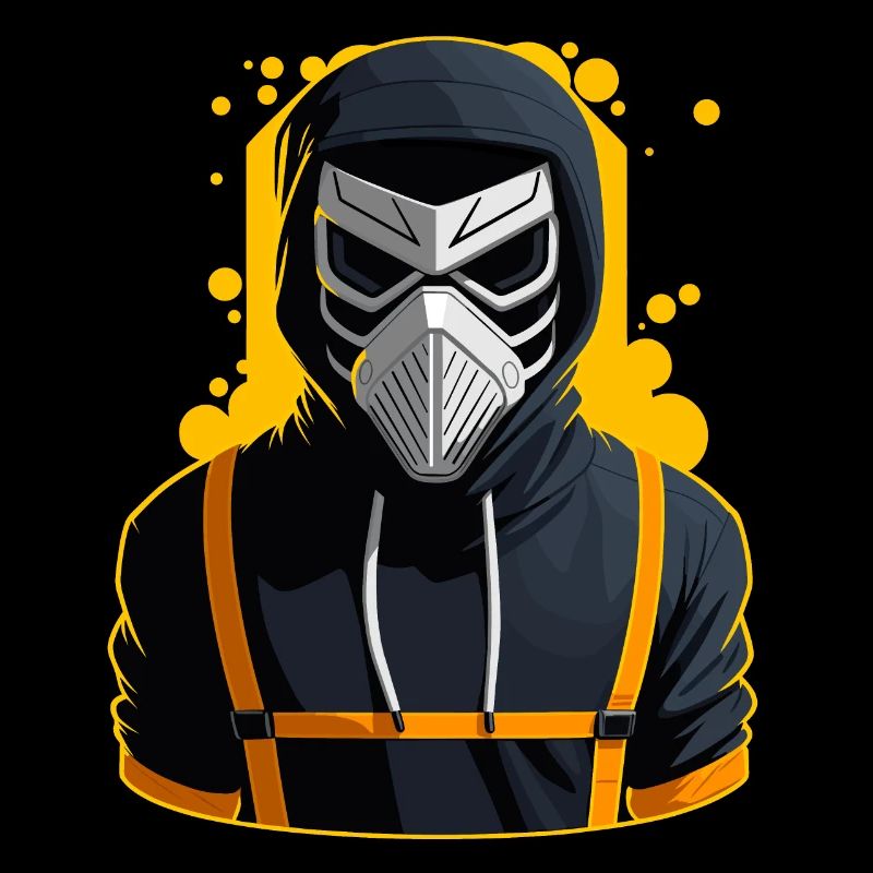 Cyborg avec sweat à capuche