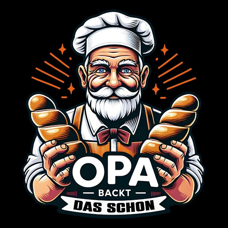 Opa backt das schon - Bäcker mit Broten